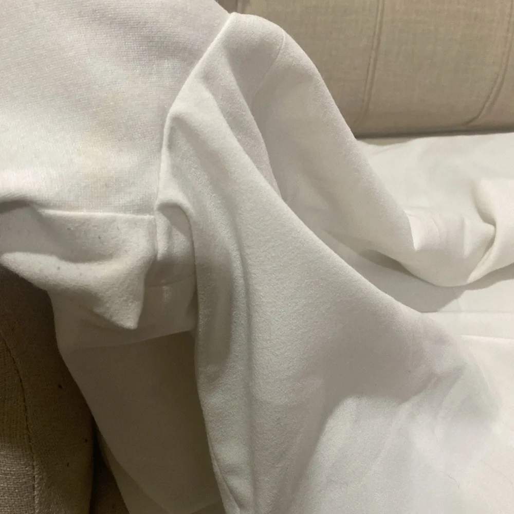 BCBG Maxazria White Aubree White Draped Blazer - Picture 10 of 10